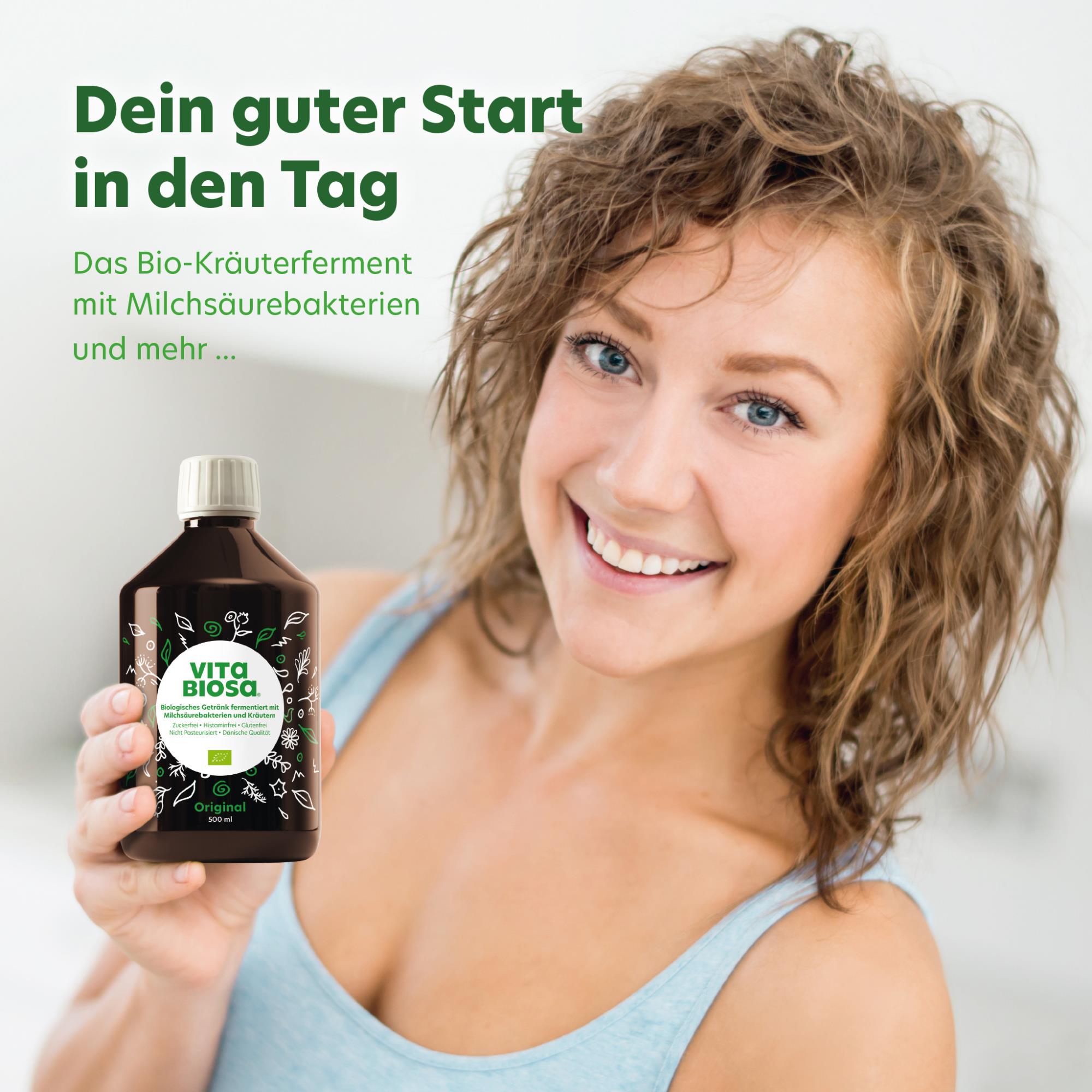 Vita Biosa Original Kräuter 100% biologisch Milchsäurebakterien ohne Zucker vegan